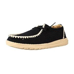 Hey Dude | Women's Black Crochet Shoes